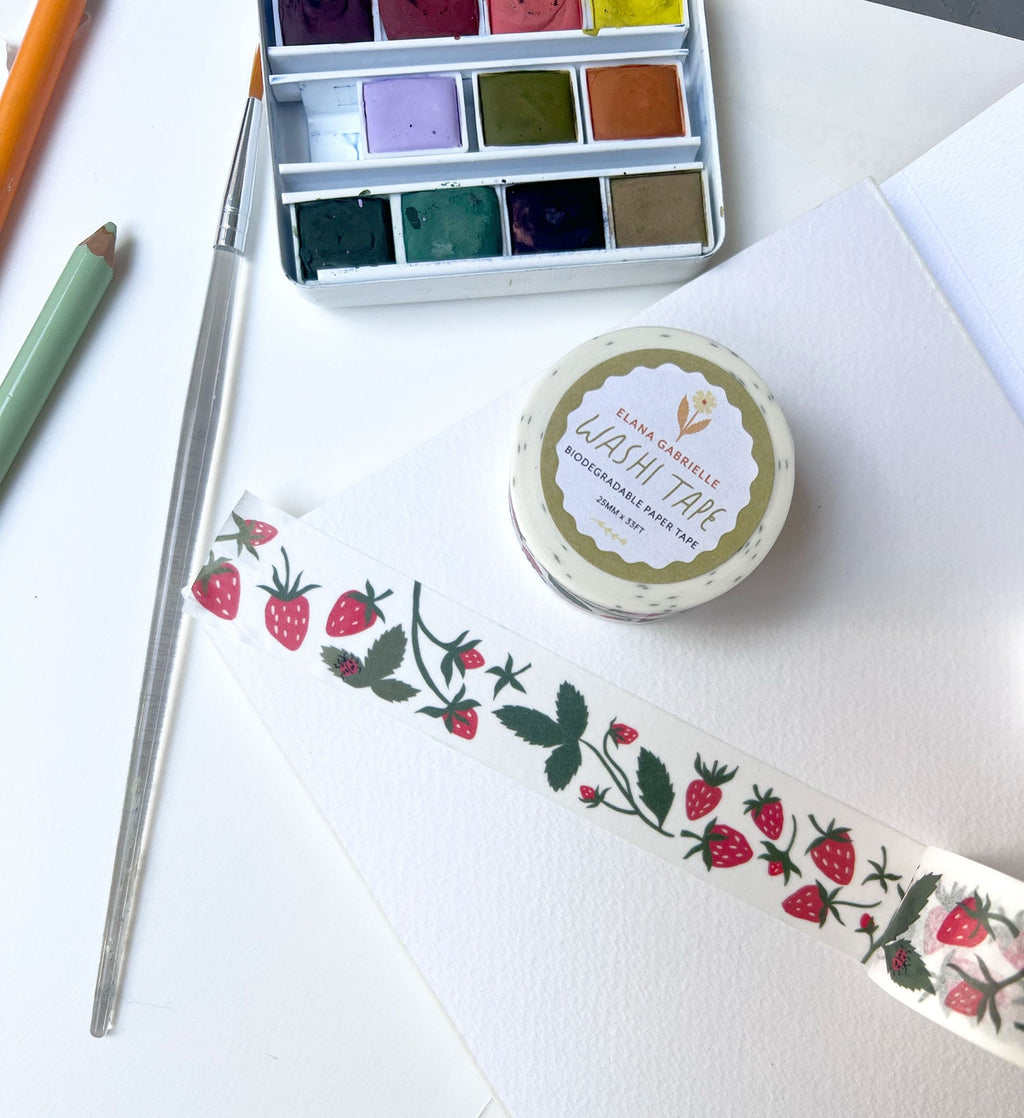 Strawberries Washi Tape