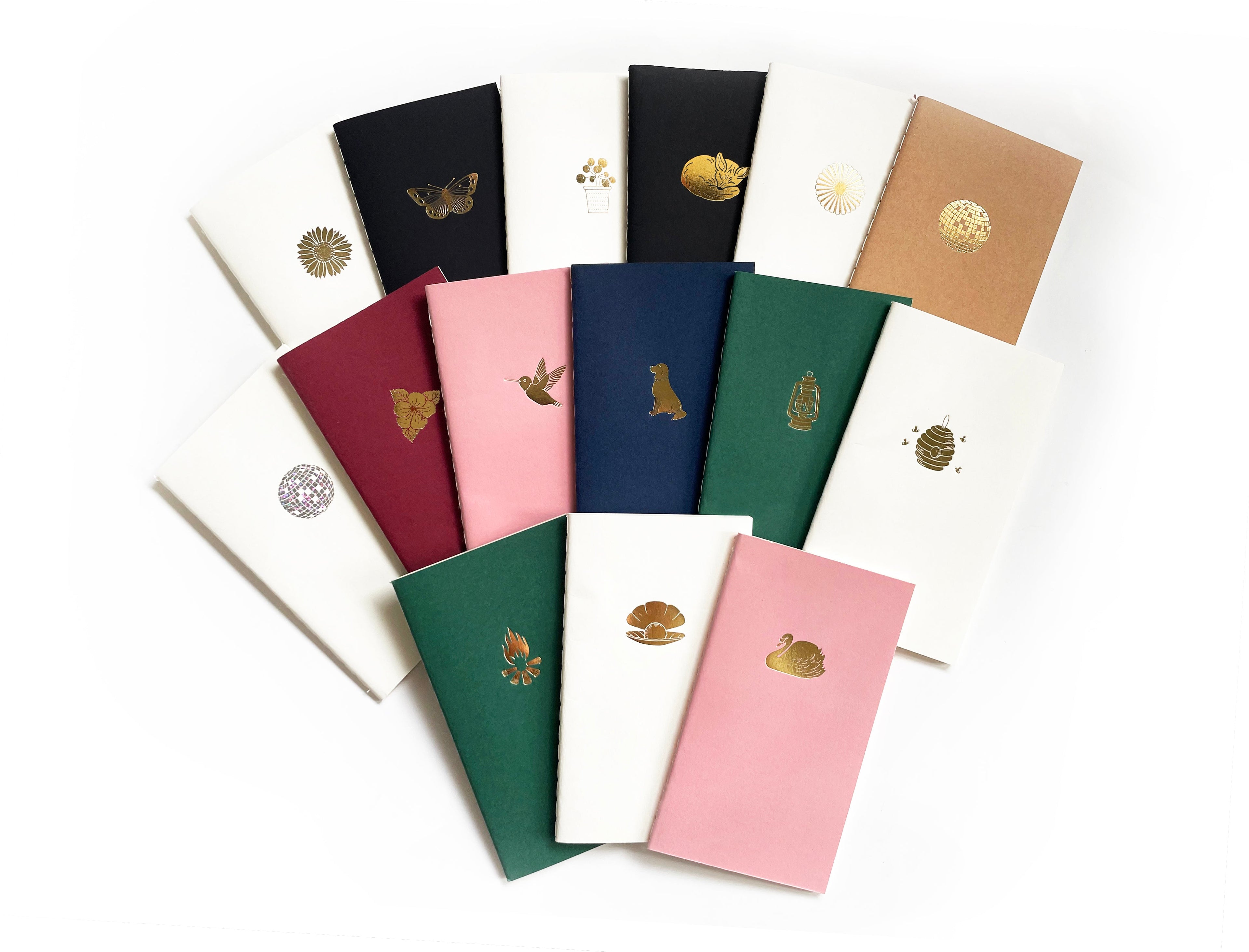 Blue Spruce Mini Saddle Stitch Notebook | Pine Tree Notebook