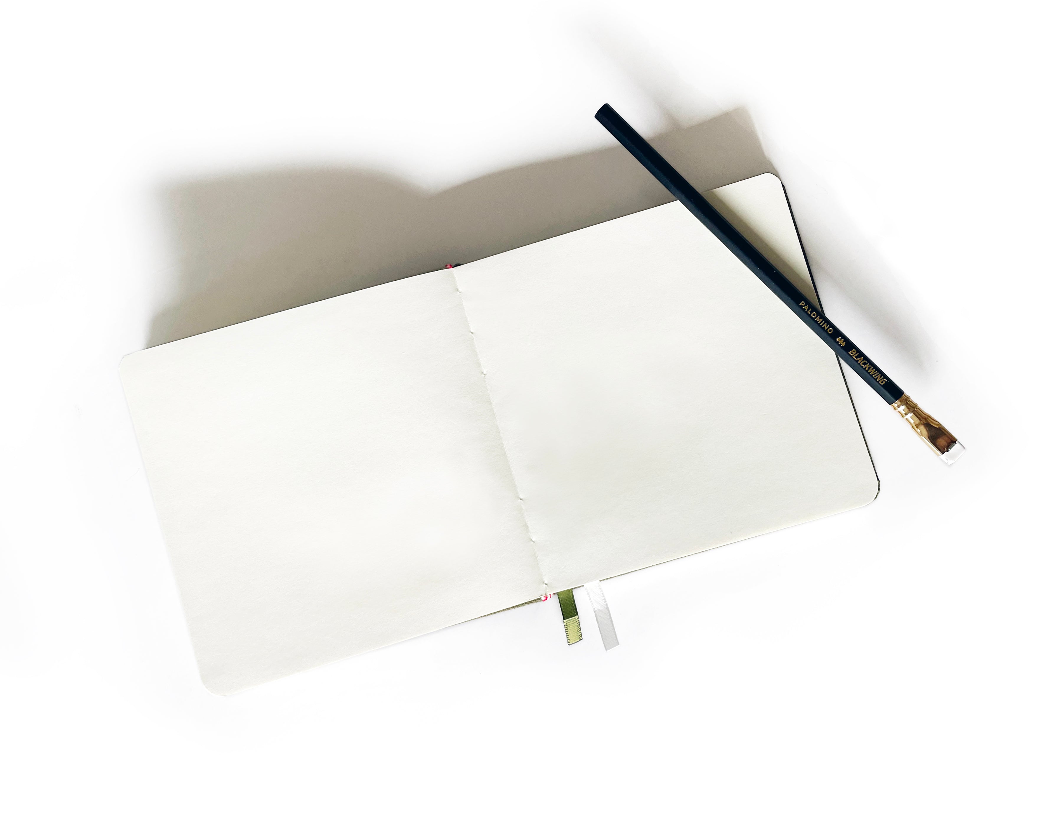 Noble Fir Tree Foil Embossed Square Linen Notebook