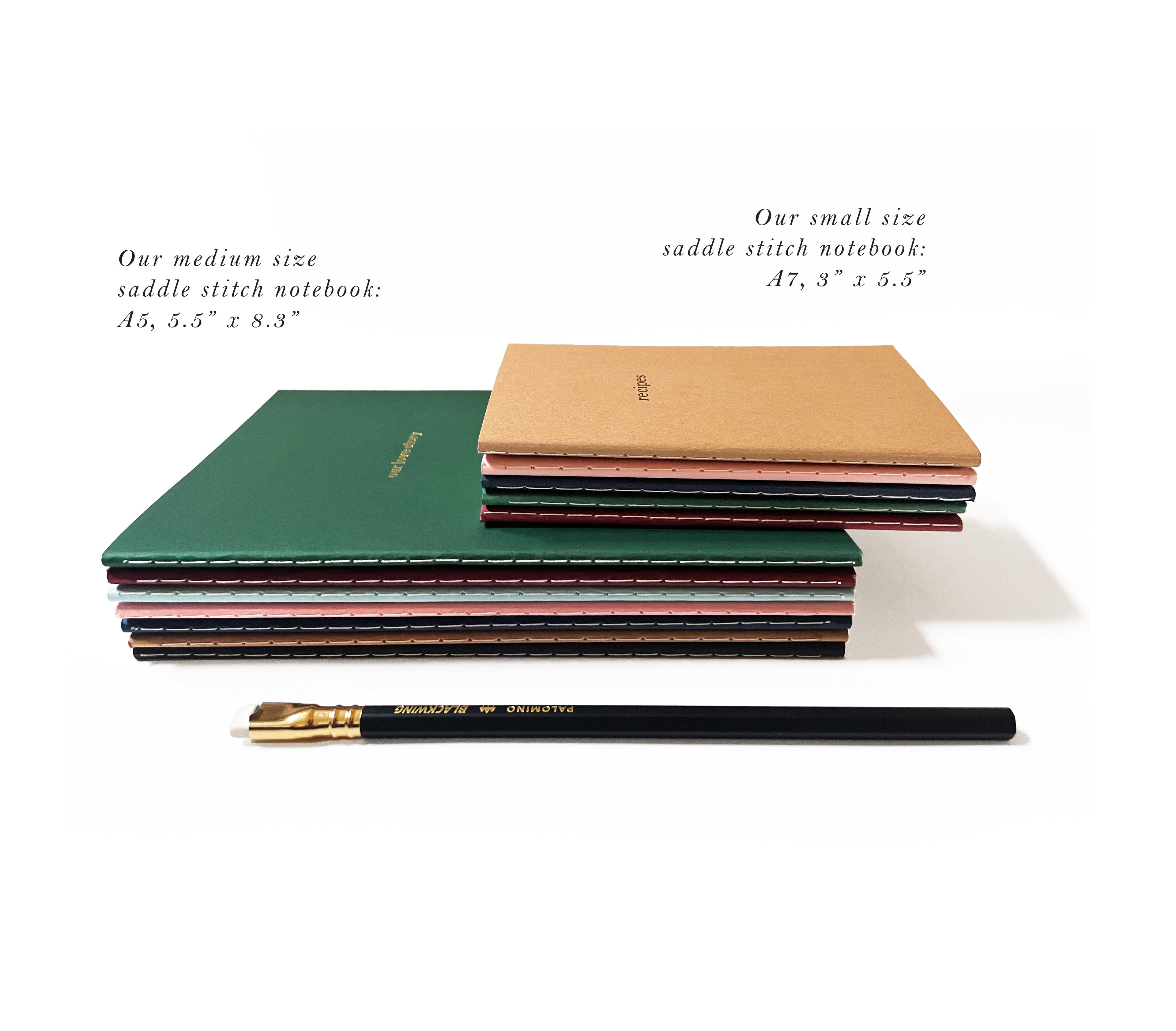 Classic Heart Mini Saddle Stitch Notebook | Be Mine Notebook
