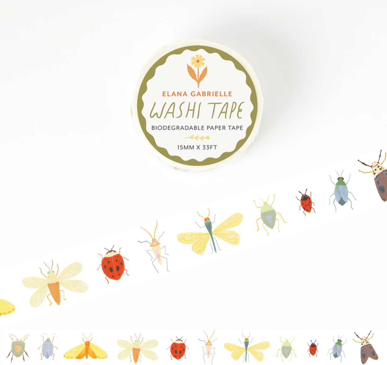 Bugs Washi Tape