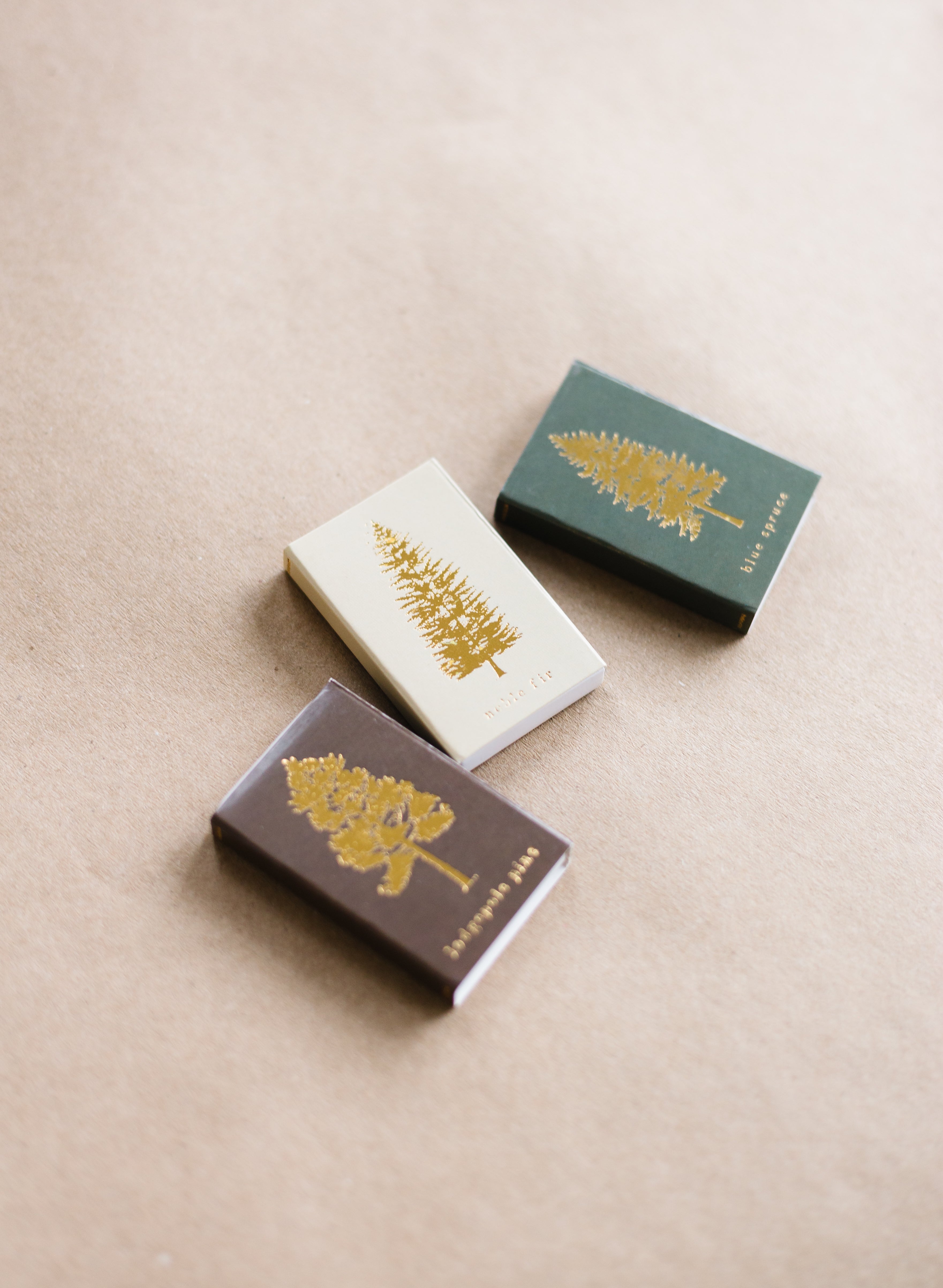 Blue Spruce Tree Matchbox