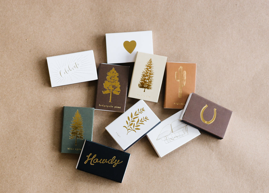 Lodgepole Pine Tree Matchbox